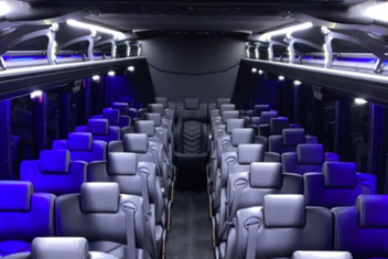 Kingsport Charter Bus Interior